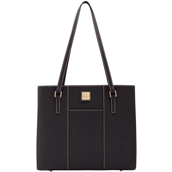 Dooney & Bourke Handbags - Dooney & Bourke Saffiano Charlotte Black Purse Tote Bag Women’s Handbag